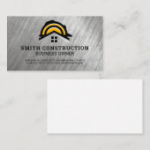 Hard Hat | Baufahrzeug | Builder Visitenkarte (Vorne/Hinten)