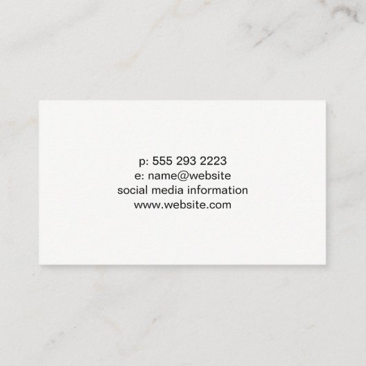 Hard-Hat-Baustelle | Builder Visitenkarte (Rückseite)