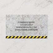 Hard Hat Builder | Construction Visitenkarte (Rückseite)