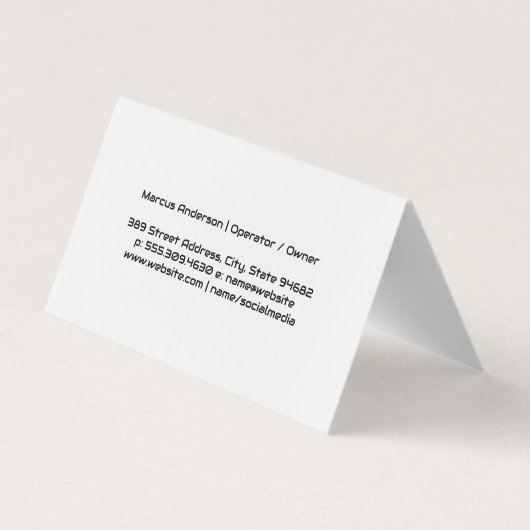 Hard Hat Construction | Work Dump Truck Visitenkarten (Rückseite)