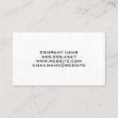 Hard Hat Gear Logo | Black Gold Hintergrund Visitenkarte (Rückseite)