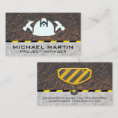 Hard Hat Hammers | Pulley Hook | Konstruktion Visitenkarte (Vorne/Hinten)