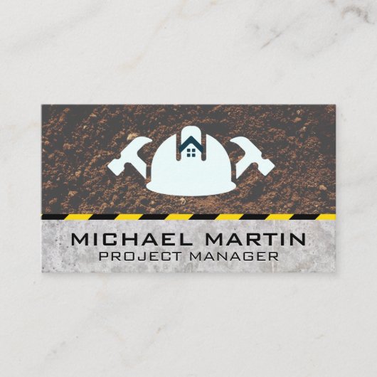 Hard Hat Hammers | Pulley Hook | Konstruktion Visitenkarte (Vorderseite)