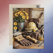 Hard Hat Holiday Postkarte