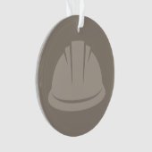 Hard Hat Konstruktion Icon CUSTOM FARBE Ornament (Vorderseite)
