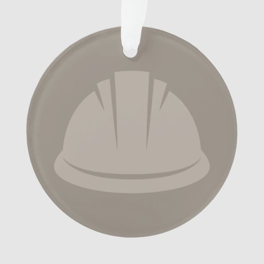 Hard Hat Konstruktion Icon CUSTOM FARBE Ornament (Vorderseite)