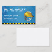 Hard-Hat-Logo | Builder Visitenkarte (Vorne/Hinten)