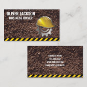 Hard-Hat-Logo | Dirt Visitenkarte (Vorne/Hinten)