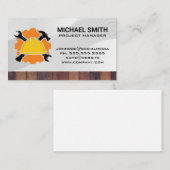 Hard Hat | Wrench Hammer | Konstruktion Visitenkarte (Vorne/Hinten)