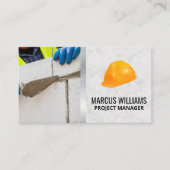 Hard Hat | Ziegelschicht Visitenkarte (Vorderseite)