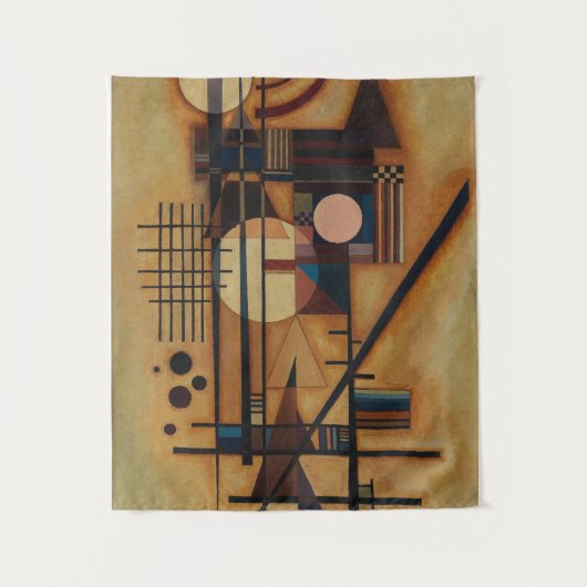 Hard in soft, 1927 by Wassily Kandinsky Wandteppich (Vorderseite)