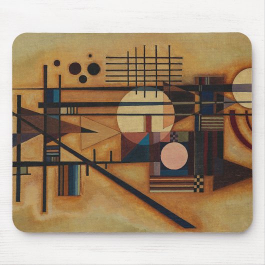 Hard in soft, 1927 von Wassily Kandinsky Mousepad (Vorne)