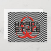 Hard is My Style - Musik im Hardstyle Postkarte (Vorne/Hinten)