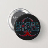 HARD ist mein STYLE + Ihr Hintergrundbild Button (Vorne & Hinten)