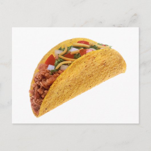 Hard Muschel Taco Postkarte (Vorderseite)
