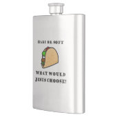 Hard oder Soft Taco, was sollte Jesus wählen Flachmann (Links)