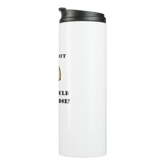 Hard oder Soft Taco, was sollte Jesus wählen Thermosbecher (Nach rechts gedreht)