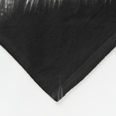 Hard Pastel Zebra auf schwarz Fleecedecke (Ecke)