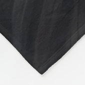 Hard Pastel Zebra auf schwarz Fleecedecke (Ecke)