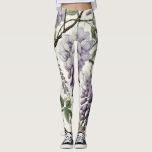 Hard Pastel Zeichne Lila Wisteria Leggings
