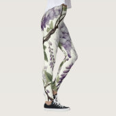 Hard Pastel Zeichne Lila Wisteria Leggings (Rechts)