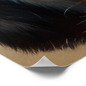 Hard Pastel Zeichne Tiger Poster (Ecke)