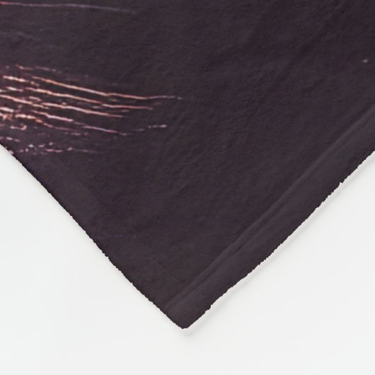 Hard Pastel Zeichne Weihnachts-Motif-Urlaub Lila Fleecedecke (Ecke)