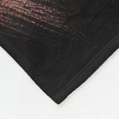 Hard Pastel Zeichne Weihnachts-Weihnachtssaitenlic Fleecedecke (Ecke)