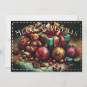 Hard Pastel Zeichne Weihnachtsmotive Karte (Vorderseite)