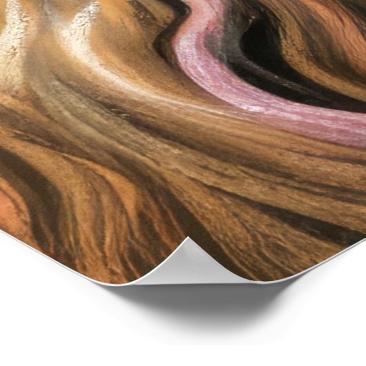 Hard Pastel Zeichnend Cocker Spaniel Poster (Ecke)