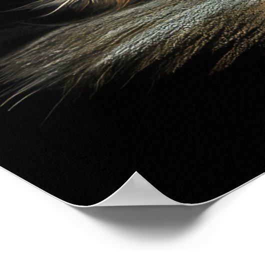 Hard Pastel Zeichnend Cocker Spaniel Poster (Ecke)