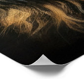 Hard Pastel Zeichnend Cocker Spaniel Poster (Ecke)