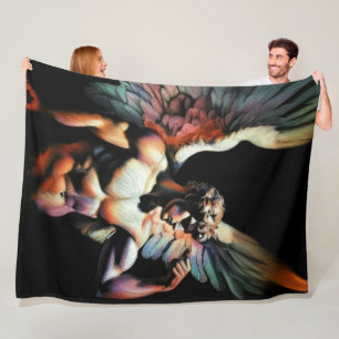 Hard Pastel Zeichnend Gorgeous Angel Fleecedecke