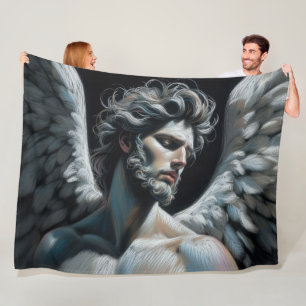 Hard Pastel Zeichnend Gorgeous Angel Fleecedecke