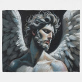 Hard Pastel Zeichnend Gorgeous Angel Fleecedecke (Vorderseite (Horizontal))