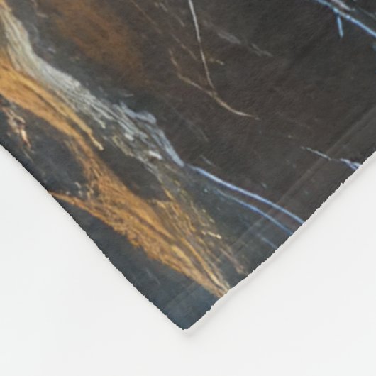 Hard Pastel Zeichnend Sturmwellen Fleecedecke (Ecke)