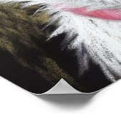 Hard Pastel Zeichnend Terrier Poster (Ecke)