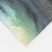 Hard Pastel Zeichnend Weihnachtsbaume Whimsical Fleecedecke (Ecke)