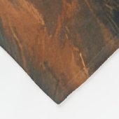 Hard Pastel Zeichnend Wellen an einem Strand Fleecedecke (Ecke)