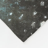 Hard Pastel Zeichnend Wolf Howling Fleecedecke (Ecke)