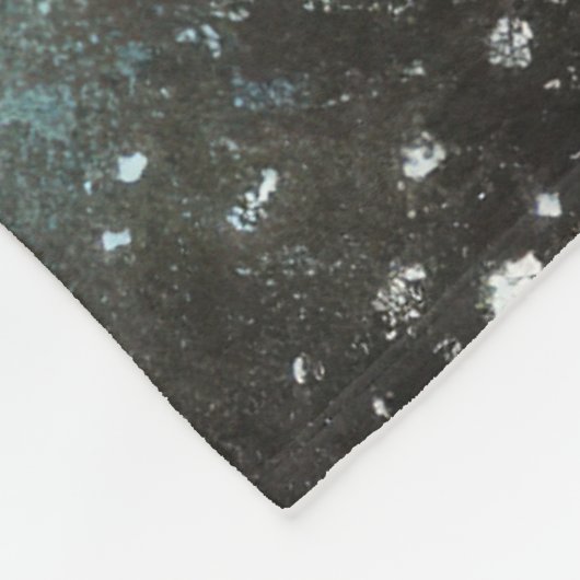 Hard Pastel Zeichnend Wolf Howling Fleecedecke (Ecke)