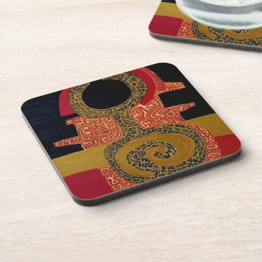 Hard plastic coaster getränkeuntersetzer (Linke Seite)