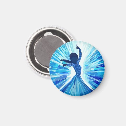 Hard plastic coaster magnet (Vorderseite/Rückseite)