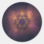 Hard plastic coaster runder aufkleber (Vorderseite)