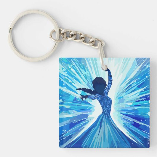 Hard plastic coaster schlüsselanhänger (Vorderseite)