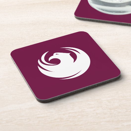 Hard plastic coaster with flag of Phoenix City Getränkeuntersetzer (Linke Seite)