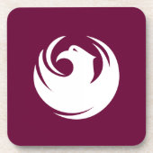 Hard plastic coaster with flag of Phoenix City Getränkeuntersetzer (Vorderseite)