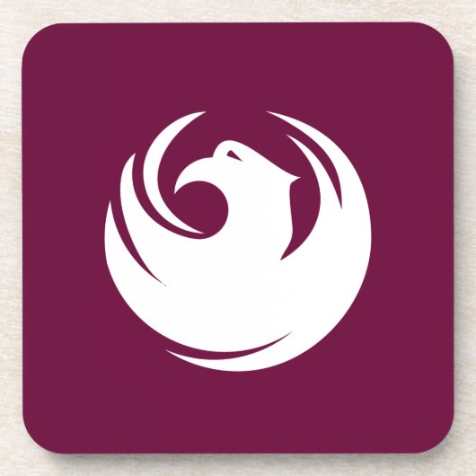 Hard plastic coaster with flag of Phoenix City Getränkeuntersetzer (Vorderseite)