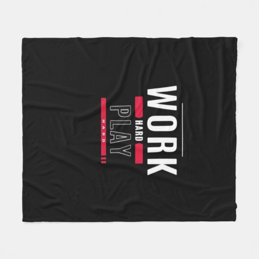 Hard Play Hard Classic Virus Fleecedecke (Vorderseite (Horizontal))