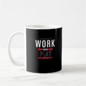 Hard Play Hard Classic Virus Kaffeetasse (Links)